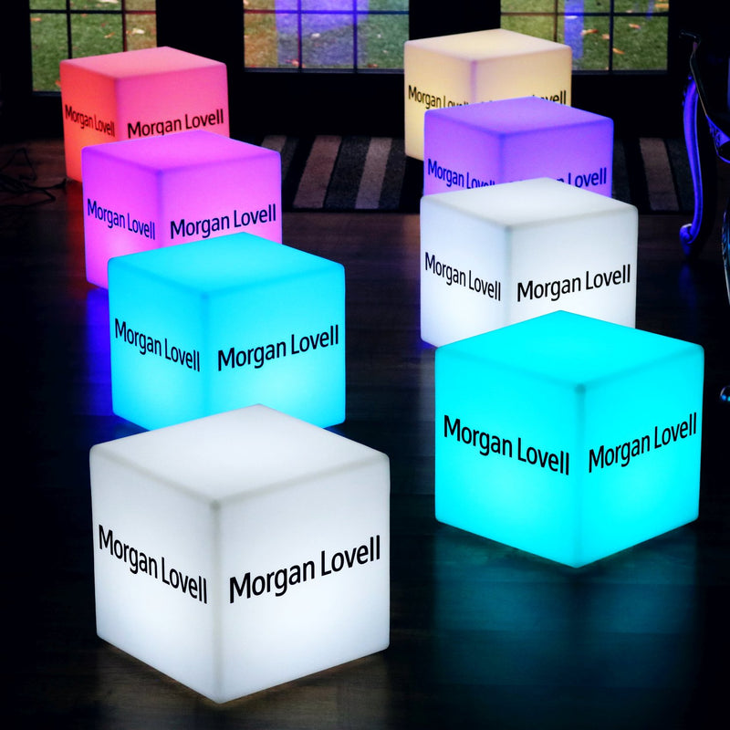 Custom Light Glow Cube, Multicolor Square RGB Il – PK Green USA